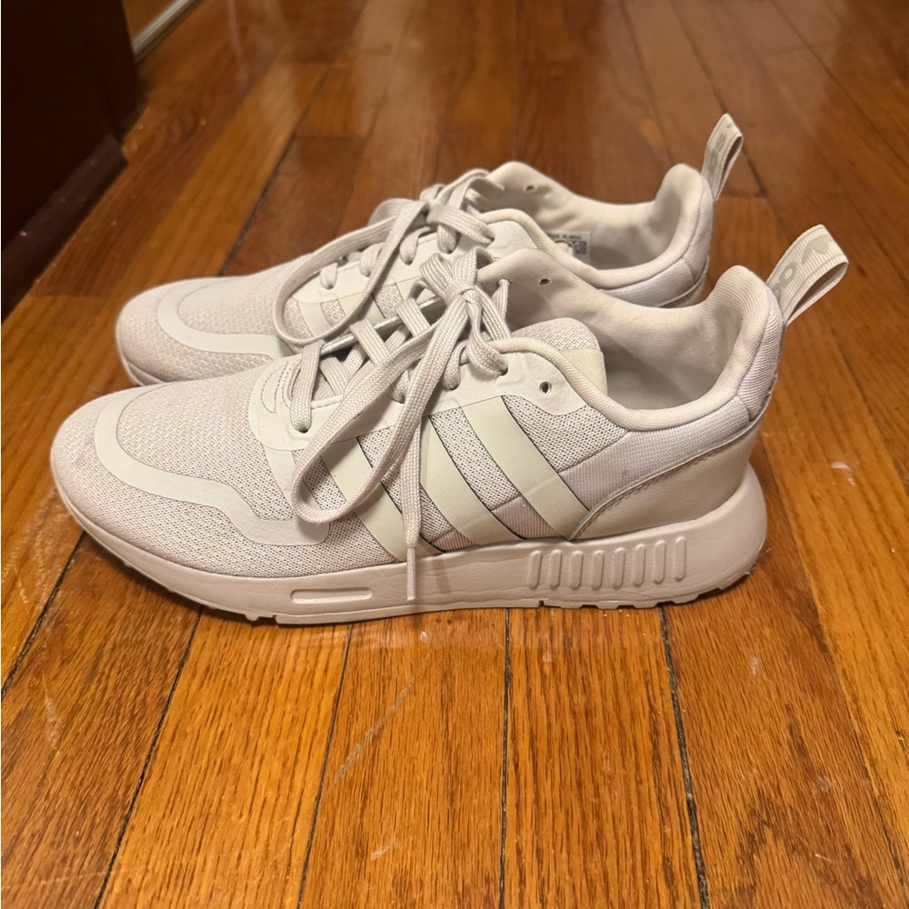 Adidas Beige Athletic Shoes